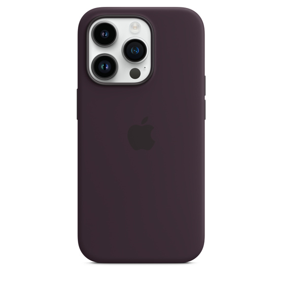 Чехол MagSafe iPhone 14 Pro Max Silicone Cover - Elderberry