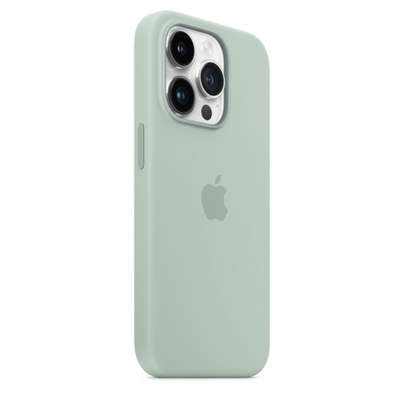 Чехол MagSafe iPhone 14 Pro Silicone Cover - Succulent